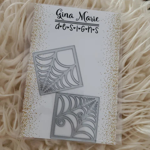 Gina Marie Metal cutting die -  Spider Web Squares