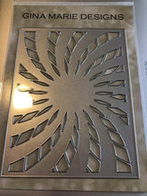 Load image into Gallery viewer, Gina Marie Metal cutting die - Spiral Burst Background