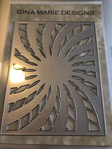 Gina Marie Metal cutting die - Spiral Burst Background