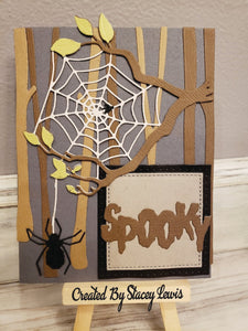Dies ... to die for metal cutting die - Trees & Leaves background Forest