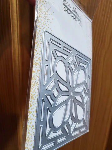 Gina Marie Metal cutting die -  Stained Glass 4x4 block