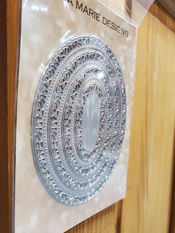 Gina Marie Metal cutting die - Stained Glass Oval