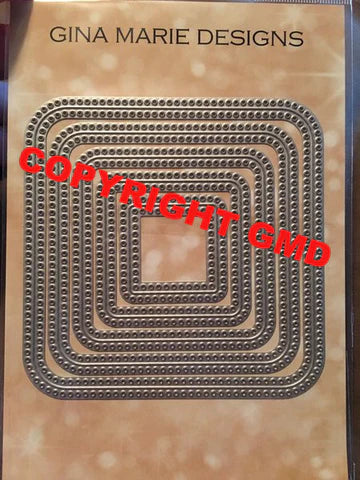 Gina Marie Metal cutting die - stud sot rounded square