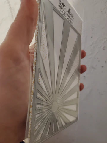 Gina Marie Metal cutting die - Sunburst background plate
