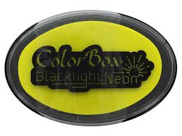 ColorBox Black Light Neon Oval ink pad - Choose Color