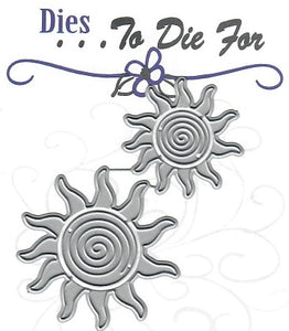 Dies ... to die for metal cutting die - Swirly sun