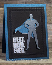 Load image into Gallery viewer, Gina Marie Metal cutting die - Super Dad - guy Man