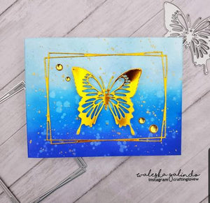 Gina Marie Metal cutting die -  SWALLOW TAIL BUTTERFLY DIE