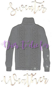 Dies ... to die for metal cutting die Sweater Weather set