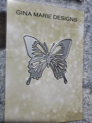 Gina Marie Metal cutting die -  SWALLOW TAIL BUTTERFLY DIE