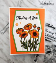 Load image into Gallery viewer, Gina Marie Clear stamp set - Sympathy Poppies