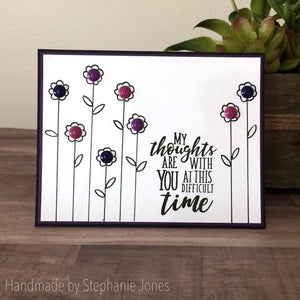 Gina Marie Clear stamp set - Sympathy sentiments