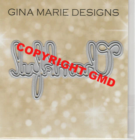 Gina Marie Metal cutting die - Thankful