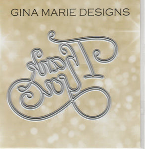 Gina Marie Metal cutting die - Thank you word