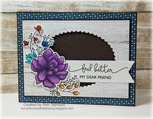 Load image into Gallery viewer, Gina Marie Clear stamp set - Thoughtful sentiments with flowers