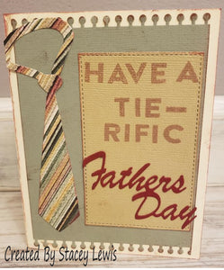 Dies ... to die for metal cutting die - Happy Father's Day word