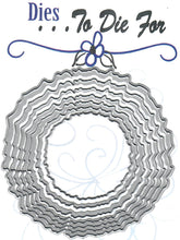 Load image into Gallery viewer, Dies ... to die for metal cutting die - Torn edge circle nesting set