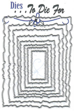 Load image into Gallery viewer, Dies ... to die for metal cutting die - Torn edge rectangle nesting set