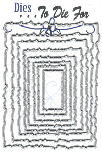 Dies ... to die for metal cutting die - Torn edge rectangle nesting set