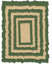 Load image into Gallery viewer, Dies ... to die for metal cutting die - Torn edge rectangle nesting set