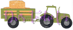 Dies ... to die for metal cutting die Tractor and Hay wagon