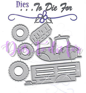 Dies ... to die for metal cutting die Tractor and Hay wagon