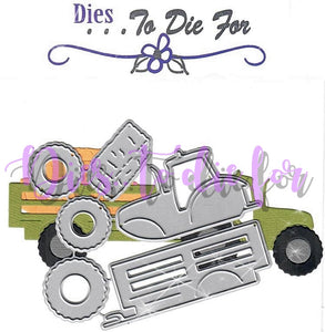 Dies ... to die for metal cutting die Tractor and Hay wagon
