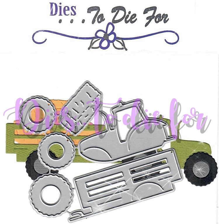 Dies ... to die for metal cutting die Tractor and Hay wagon
