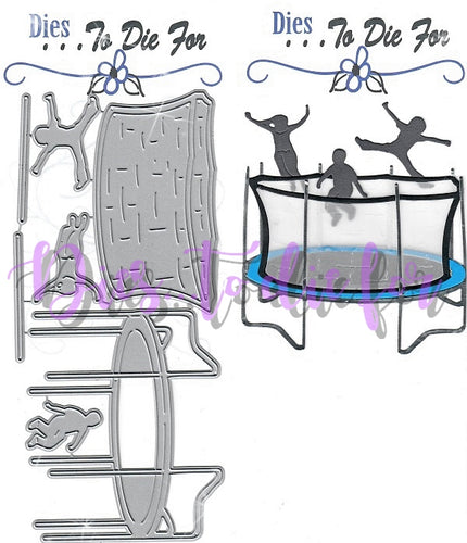 Dies ... to die for llc metal cutting die - Trampoline with Jumping kids