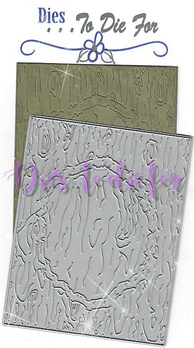 Dies ... to die for LLC metal cutting die - Tree with Critter home background plate A2