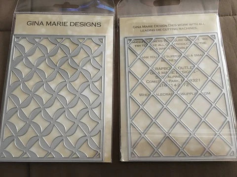 Gina Marie Metal cutting die - Triple layer set - 2 dies