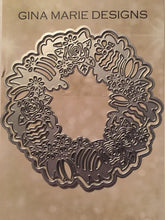 Load image into Gallery viewer, Gina Marie Metal cutting die - Tulip and Easter Egg wreath