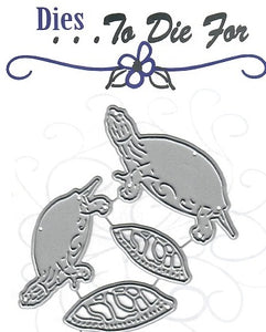 Dies ... to die for metal cutting die - Turtle - painted