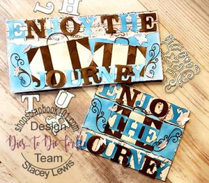 Dies ... to die for Designer metal cutting die - Luisana Lowry Lu's stitched rectangles
