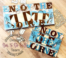 Load image into Gallery viewer, Dies ... to die for metal cutting die - Accent ribbons stitched