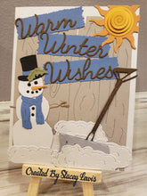 Load image into Gallery viewer, Dies ... to die for metal cutting die - Warm Winter Wishes word title