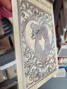 Gina Marie Metal cutting die - Wedding couple