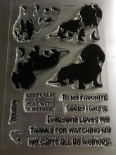 Load image into Gallery viewer, Gina Marie Clear stamp set - Dog - Weiner layered