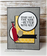 Load image into Gallery viewer, Gina Marie Clear stamp set - Wino - Wine