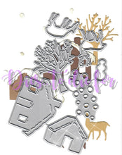 Load image into Gallery viewer, Dies ... to die for metal cutting die - Winter Farmhouse set