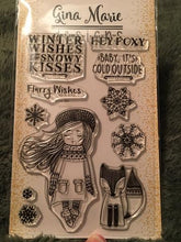 Load image into Gallery viewer, Gina Marie Clear stamp set - Winter Girl