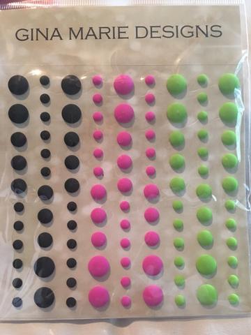 Gina Marie Enamel Dots set - Witches Brew Matte