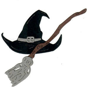 Dies ... to die for metal cutting die - Witch hat & broom