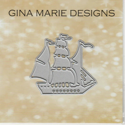 Gina Marie Metal cutting die - Wooden ship