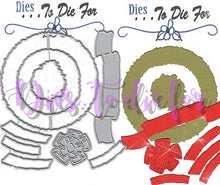 Load image into Gallery viewer, Dies ... to die for metal cutting die - Wreath &amp; Swag starter set