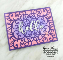 Load image into Gallery viewer, Gina Marie Metal cutting die -  Wrought iron background plate
